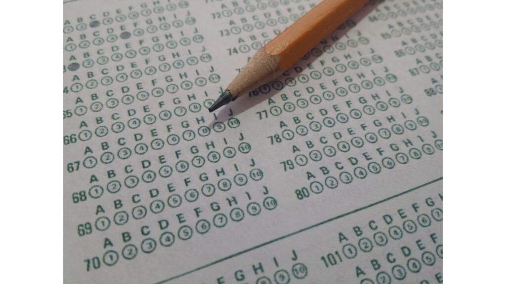 マークシートの画像