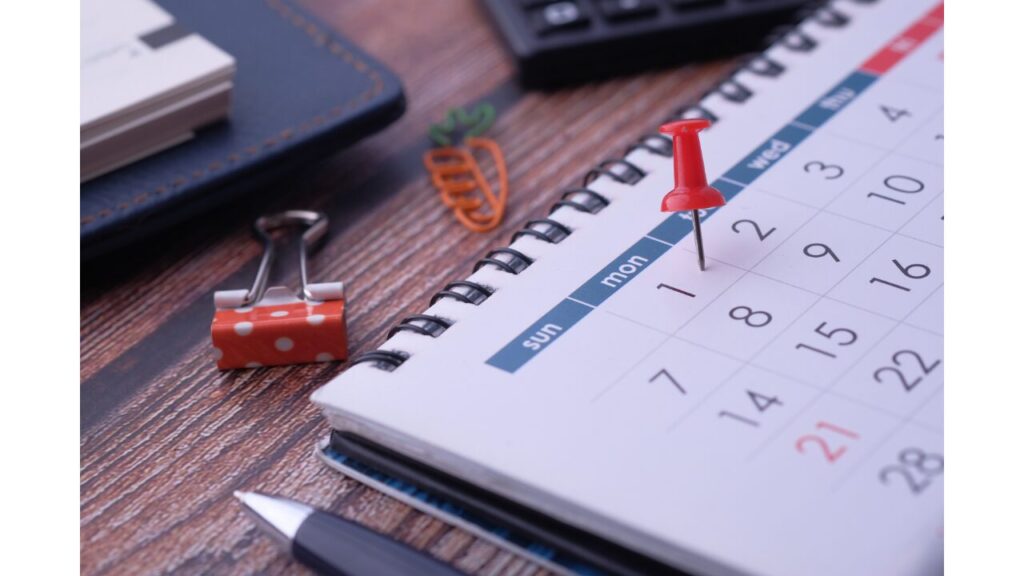 カレンダーの画像